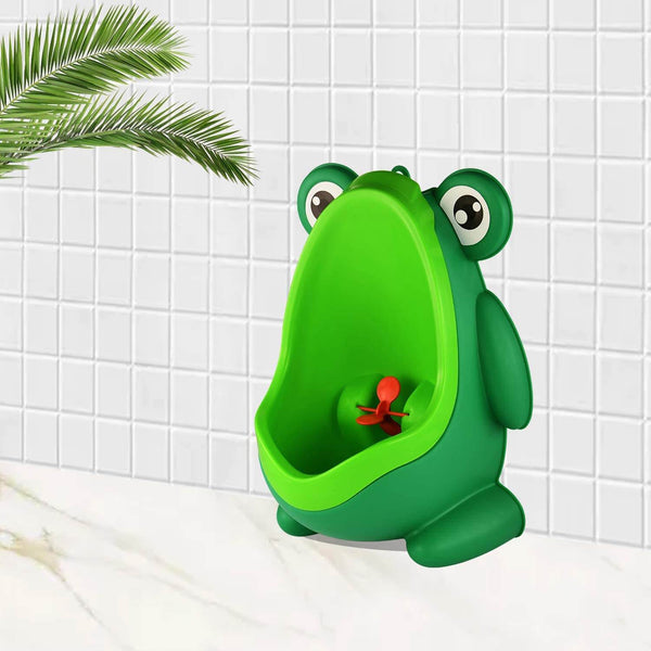 Cute Frog Standing Potty Training Urinal for Boys - Toilet with Funny Aiming Target - dailyneed.life