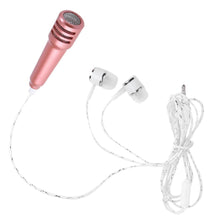 Mini Microphone Mic with Earphone for Voice Recording, Mike Mic Microphone with Handsfree for Mobile Computer, Headphone Handfree Earphone Usb Microphone Vocal Gift Miniature Children (1 Pc) - dailyneed.life