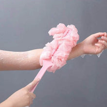 Loofah Back Scrubber for Shower, Long Handle Bath Sponge Shower Brush, Soft Nylon Mesh Back Cleaner Washer, Body Bath Brush for Women and Men, Bathroom Shower Accessories - dailyneed.life