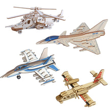 3D Wooden Aircraft Puzzle DIY Assembly Kit (Mix Design – 1 Set) - dailyneed.life