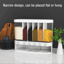 Wall-Mounted Cereals Dispenser Press Grain Storage Tank - dailyneed.life