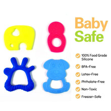 Silicone Baby Teether Pack of 1 (Mix Design & Color) - dailyneed.life