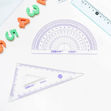 4pcs Ruler Suit Stationery Set for School Student Office ,Draft Rulers for School Office Supplies and Supplies-High School - dailyneed.life