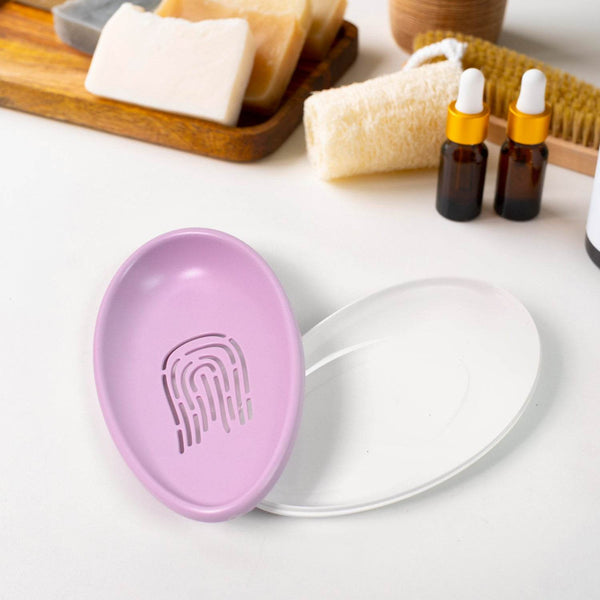Plastic Soap Dish with Drain, Soap Holder Double-layer ,Sabudani (1 Pc) - dailyneed.life