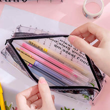 Transparent Pencil Pouch With Zipper (1 Pc) - dailyneed.life