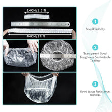 Large Disposable Waterproof Shower Caps – 12 Pack for Women, Travel, Hotel, Spa, Salon - dailyneed.life
