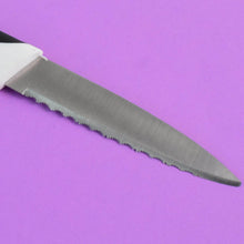 Ritu Stainless Steel Serrated Blade Zebra Kitchen Knife (1 Pc) - dailyneed.life