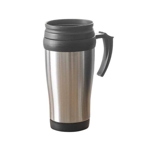 Stainless Steel Vacuum Glass Insulated Glass Coffee Cups (With Lid & Handle / 1 pc) - dailyneed.life