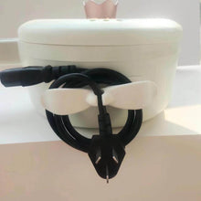 Power Plug Holder Organizer for Appliances Tidy Cord Winder Cable Organizer Self Adhesive Wire Wrap Holder for Coffee Maker Pressure Etc (1 Pc / 8x3 Cm / Small) - dailyneed.life