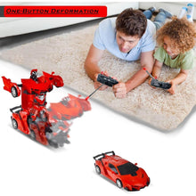 2 In 1 Automatic Robot Converted Remote Control Car With Light Scale 360°Drifting Deformation Robot Car Toy Kids Boys, Robot Convert Unique Toy For Boys (1 Pc) - dailyneed.life