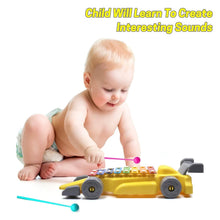 Musical Car Piano Xylophone Toy, Plastic Car Xylophone (1 Set) - dailyneed.life