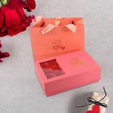 Jewellery Gift Box with Lids & Roses Packaging Box with 6 Roses (1 Set) - dailyneed.life