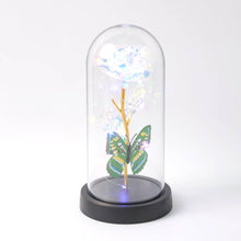 LED Light-Up Eternal Rose with Butterfly in Transparent Dome (1 Pc / Battery not Included) - dailyneed.life