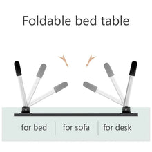 Laptop Table Foldable Portable Notebook Bed Lap Desk Tray Stand Reading Holder with Coffee Cup Slot for Breakfast, Reading & Movie Watching. - dailyneed.life