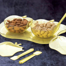 Apple Shape Tray Bowl Used For Serving Snacks And Various Food Stuffs. - dailyneed.life