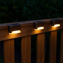 4-Piece Solar Waterproof Garden, Stair & Railing Lights - dailyneed.life