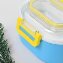 Durable Plastic Lunch box for Kids With 2 in 1 Spoon, Fork (1 Pc) - dailyneed.life