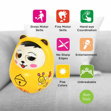 Musical Roly Poly Toys for Baby | Push and Shake Wobbling Toy with Music | Tumbler Doll Toy for Babies | Sound Balancing Doll Toys for Baby Boys, Girls 8+ Months Multicolor (1 Pc) - dailyneed.life