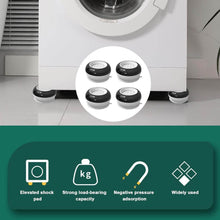 Anti Vibration Pads for Washing Machine, Washing Machine Base Foot Pads Non Slip Heighten Shock and Noise Cancelling Base Pads (4 pcs Set) - dailyneed.life