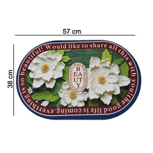 3D Visual Anti-Slip Absorbent Mat New Soft Super Absorbent Floor Mats, Cute Flowers Shower Drying Bathroom Mat (Mix Design / 1 Pc) - dailyneed.life