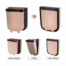 Hanging Trash Can for Kitchen Cabinet Door, Small Collapsible Foldable Waste Bins, Hanging Trash Holder for Bathroom Bedroom Office Car, Portable. - dailyneed.life