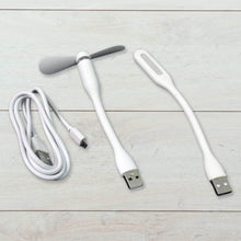 Portable Mini USB Fan, USB Light & Micro USB Cable (3 Pcs Set) - dailyneed.life