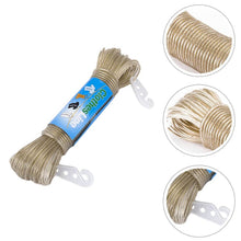 Clothesline Portable Travel Clothesline Adjustable with 2 Plastic Hooks (10 M Approx / 1 Pc) - dailyneed.life