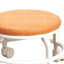 Roller Seat Stool Low Height Rolling Plastic Stool Multifunctional Small Household Movable Mini Stool Pulley Wheel Stool for Garage Home Library (1 Pc) - dailyneed.life