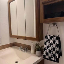 Unbreakable ABS Square Towel Ring Wall Mounted Stand / Holder (1 Pc) - dailyneed.life