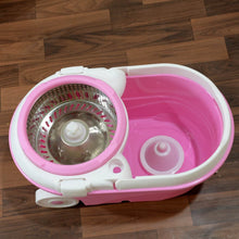 Spin Mop with Bucket for Floor Cleaning - Magic Mop Set with Steel Spin, Mop Stick, and Bucket for Home & Office - dailyneed.life
