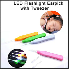 White LED Flashlight Earpick with Tweezer (1 Pc) - dailyneed.life