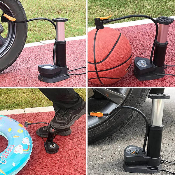 Portable Mini Bike Pump / Cycle Pump Foot (1 Pc) - dailyneed.life