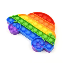 Fidget Toy Push Bubble Fidget Sensory Toy for Kids and Adults Fidget per Stress Reliever Sensory Fidget pers (Butterfly & Car Shape / 1 Pc) - dailyneed.life