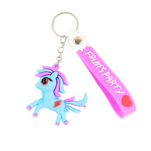 Cute Cartoon Unicorn Keychain with Silicone Strap (1 Pc / Mix design) - dailyneed.life