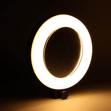 Rechargeable LED Makeup Mirror with Ring Light (1 Pc) - dailyneed.life