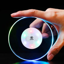 Colorful LED Cocktail Coaster, Round Ultra-Thin LED Drink Coaster (1 Pc) - dailyneed.life