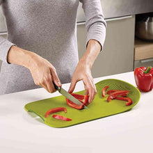 Chop & Drain Vegetables Fruits Chopping Board Sleek Knife - dailyneed.life