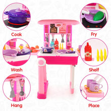 3-in-1 Kitchen Set for Kids with Suitcase – Role Play Cooking Toy for Girls & Boys (3+) - dailyneed.life