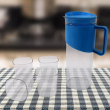 Transparent Stylish Premium Jug with Elegant Handle (2000 ML Jug Approx & 4 Pcs Plastic Glass) - dailyneed.life