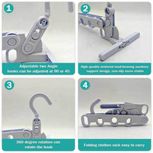 5-Hole Foldable Clothes Hanger – Robust, Space-Saving Travel Rack - dailyneed.life