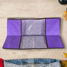 Clothing storage bag with zipper, non-woven storage bag for storing the clothes and sarees. - dailyneed.life