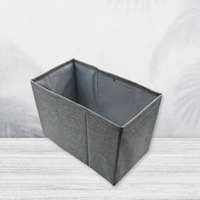 FOLDABLE STORAGE BOX WITH LID AND HANDLES, COTTON AND LINEN STORAGE BINS AND BASKETS ORGANIZER FOR NURSERY, CLOSET, BEDROOM, HOME - dailyneed.life