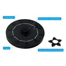 Fast Fountain by Pocket Hose - Solar-Powered - Instantly Adds a Water Feature Virtually Anywhere - 5 Spray Modes - No Installation or Batteries Required - Great for Bird Baths, Pools, Pond & More (1 Pc) - dailyneed.life