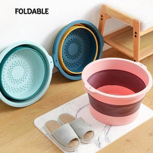 Multi-Purpose Portable Collapsible Folding Tub, with Hanging Hole & Save Storage Space, Also use for Foot Spa. - dailyneed.life