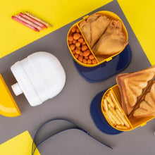 Mr. Chef Smart Lunch Box Capsule shape strap-on lunch box with water bottle and handle - dailyneed.life