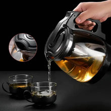 Flame Proof Glass Kettle & Cup Set With Strainer High Quality Kettle Set For Home & Café Use  (4 Cup & 1 Kettle) (24 Pc MOQ) - dailyneed.life