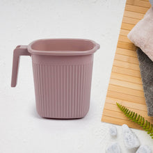 Plastic Square Bath Water Mug (4 Pc / 1000 ML / Mix Color) - dailyneed.life