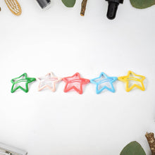 Metal Printed Star Shape Hair Clips (5 Pcs Set) - dailyneed.life