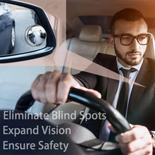 360DEGREE BLIND SPOT ROUND WIDE ANGLE ADJUSTABLE CONVEX REAR VIEW MIRROR - PACK OF 2 - dailyneed.life