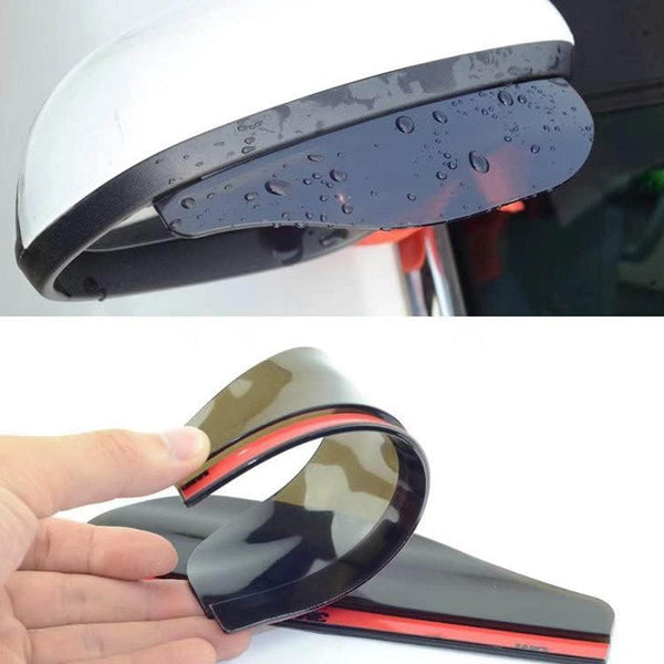 1 Pair Mirror Rain Protector Car Rearview Mirror Rain Blades Car Back Mirror Eyebrow Rain Cover Car Rearview Mirror Eyebrow Covers Flexible Protection Rainproof Decoration Accessories (2 Pcs set) - dailyneed.life